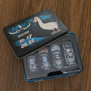 2007 Roush Fenway Racing Aflac 4 Pack Tin 1:64 scale NASCAR Diecast Cars!!!!